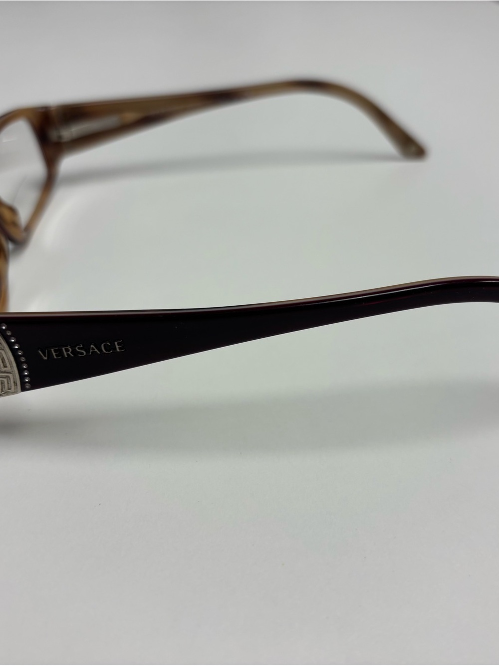 Versace Mod 3091-B Burgundy Rectangular Eyeglasses Frames - Picture 2 of 7